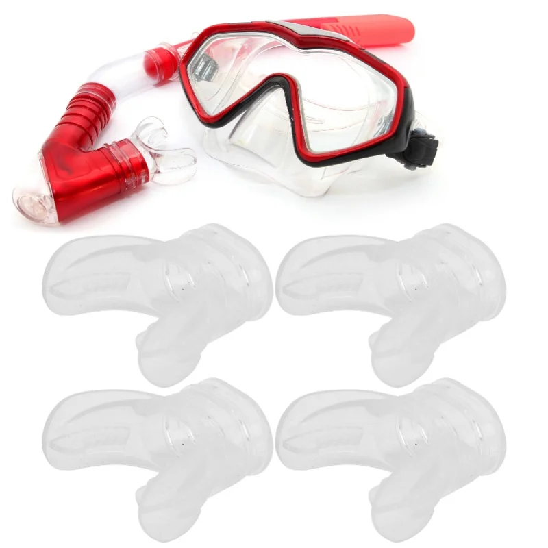 4pcs Transparent Silicone Bite Mouthpiece NonToxic Odourless For Professional Diving
4pcs Transparent Silicone Bite Mouthpiece NonToxic Odourless For Professional Diving