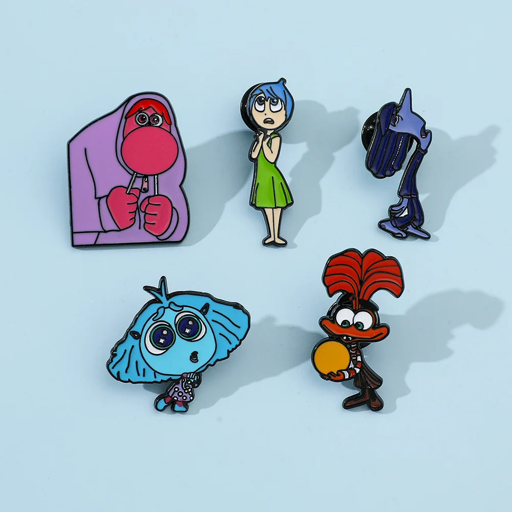 Cartoon Disney Inside Out 2 Brooch Joy Sadness Anger Fear Figures Metal Badge Girls Backpack Jewelry Lapel Pin Halloween Gifts
Cartoon Disney Inside Out 2 Brooch Joy Sadness Anger Fear Figures Metal Badge Girls Backpack Jewelry Lapel Pin Halloween Gifts