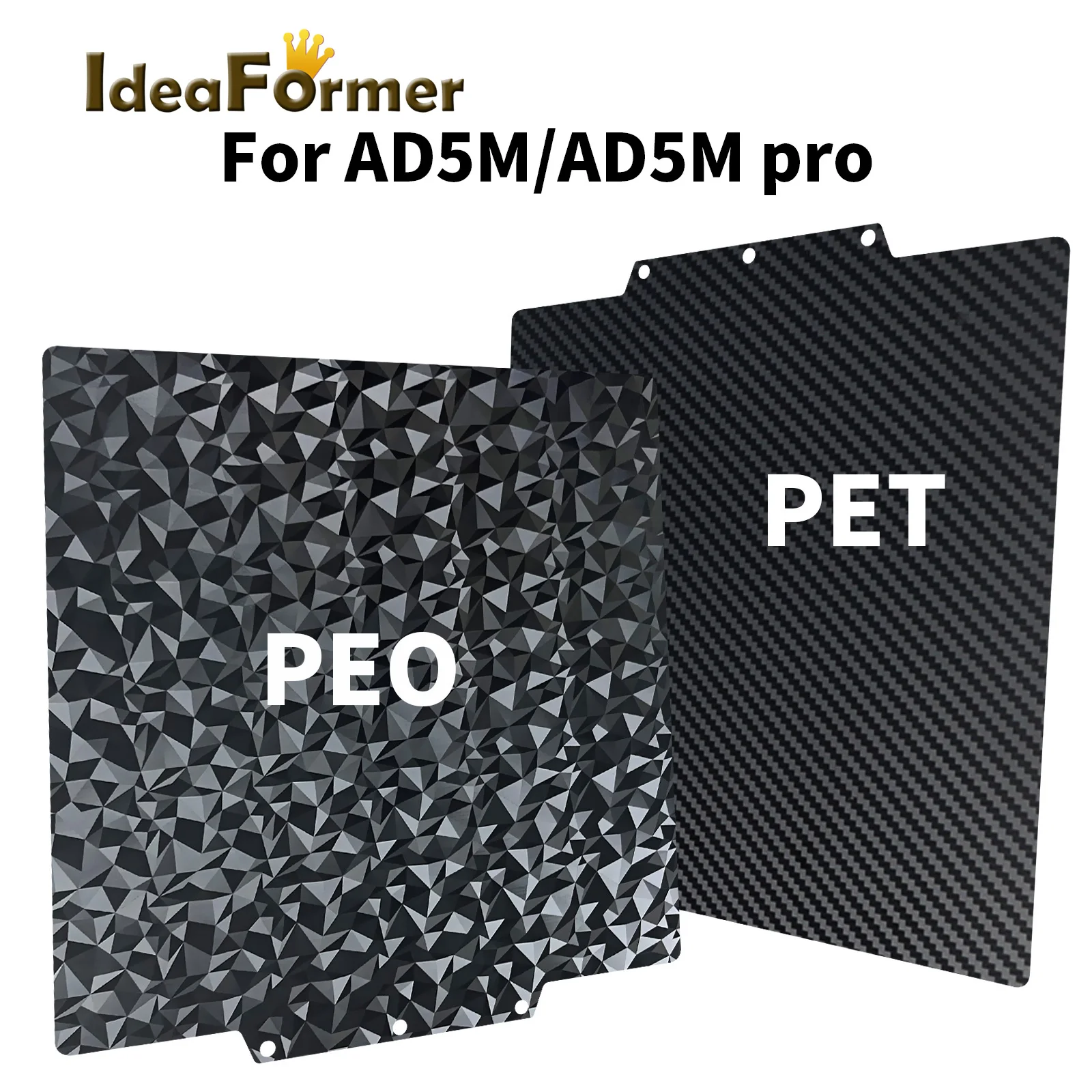Двусторонний гладкий стальной лист для 3D-принтера PET PEO, детали для 3d-печати, Подогреваемая кровать для AD5M/AD5M pro
Двусторонний гладкий стальной лист для 3D-принтера PET PEO, детали для 3d-печати, Подогреваемая кровать для AD5M/AD5M pro