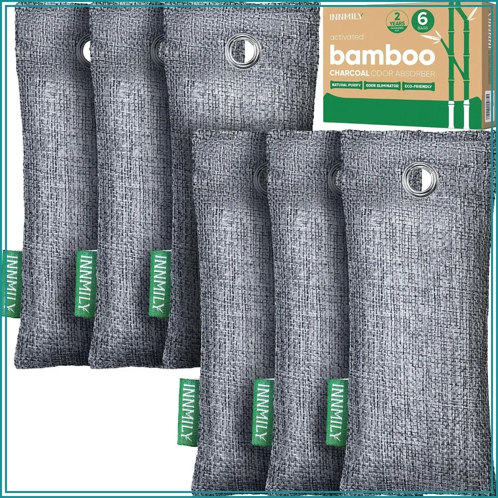 Natural Odor Eliminator for Shoes, 6 Pack Bamboo Charcoal Bags, Shoe Deodorizer & Freshener, Smell Remover for Sneakers
Natural Odor Eliminator for Shoes, 6 Pack Bamboo Charcoal Bags, Shoe Deodorizer & Freshener, Smell Remover for Sneakers