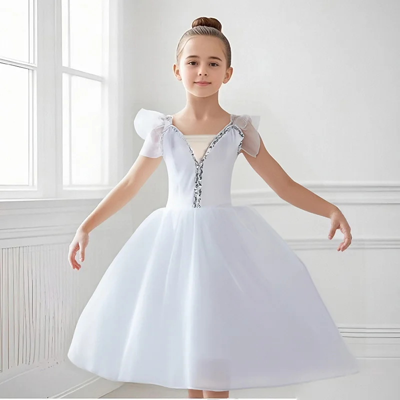 Новое женское длинное балетное платье-пачка для девочек, одежда для танца живота с лебедем
Новое женское длинное балетное платье-пачка для девочек, одежда для танца живота с лебедем