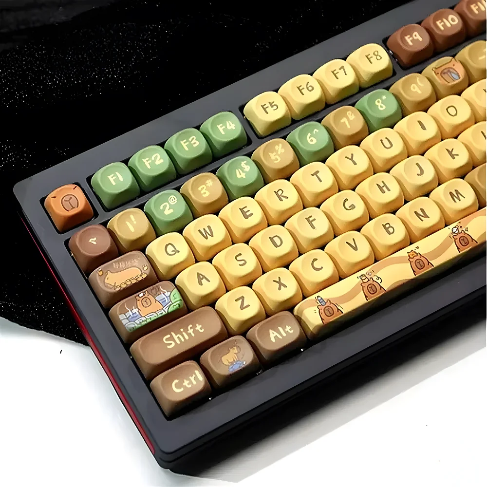 MOA Cute Rounded Capi Bara Keycaps Heat Sublimation Small Set for 60/64/84/98/108 Gaming Mechanical Keyboard MX Switch
MOA Cute Rounded Capi Bara Keycaps Heat Sublimation Small Set for 60/64/84/98/108 Gaming Mechanical Keyboard MX Switch