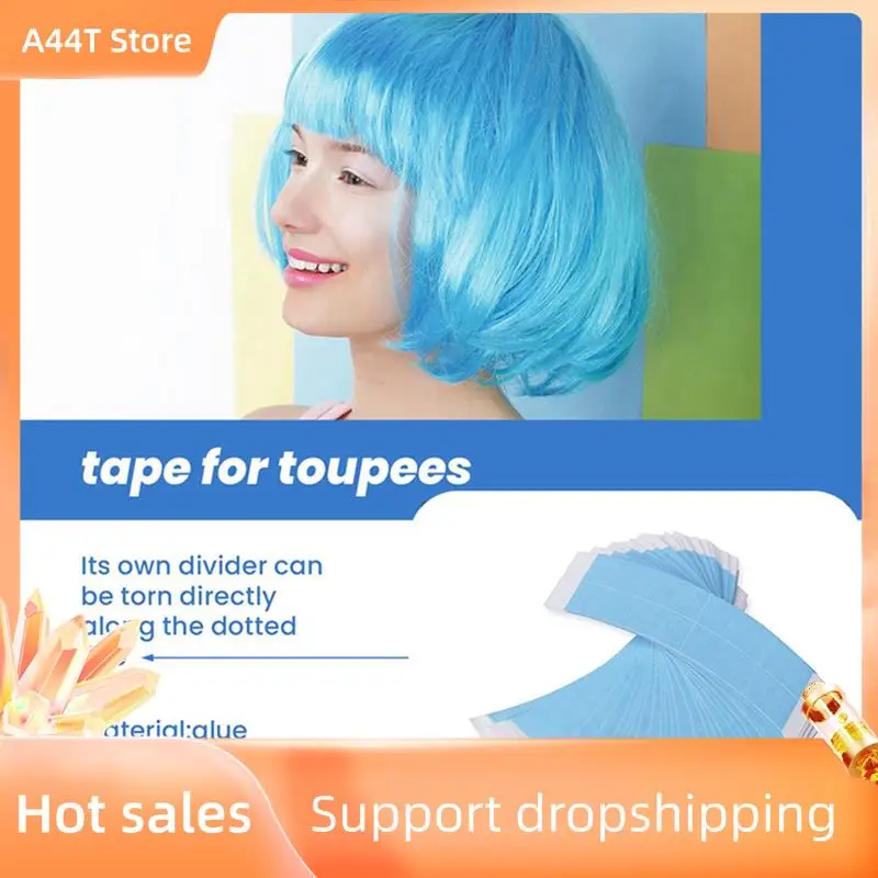 A44T 72Pc/Lot Strong Fixed Wig Double Tape Wig Adhesive Extended Hair Strip Waterproof For Toupee Lace Wig With Slitting Line
A44T 72Pc/Lot Strong Fixed Wig Double Tape Wig Adhesive Extended Hair Strip Waterproof For Toupee Lace Wig With Slitting Line