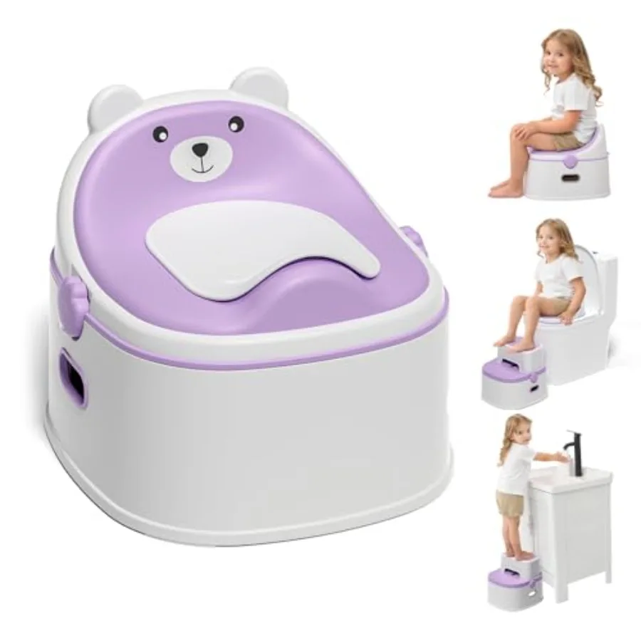 3-in-1 Toddler Potty Training Toilet for Boys and Girls - Convertible Potty Chair with Step Stool for Toddlers 1-3, Anti-Slip D
3-in-1 Toddler Potty Training Toilet for Boys and Girls - Convertible Potty Chair with Step Stool for Toddlers 1-3, Anti-Slip D