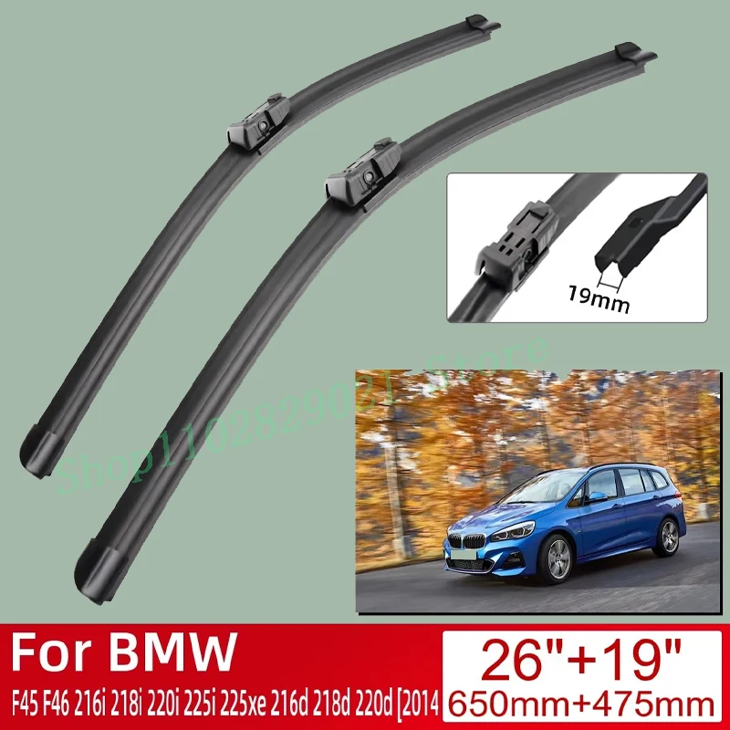 For BMW F45 F46 216i 218i 220i 225i 225xe 216d 218d 220d 2014-2020 Car Accessories Front Windscreen Wiper Blade Brushes Wipers
For BMW F45 F46 216i 218i 220i 225i 225xe 216d 218d 220d 2014-2020 Car Accessories Front Windscreen Wiper Blade Brushes Wipers