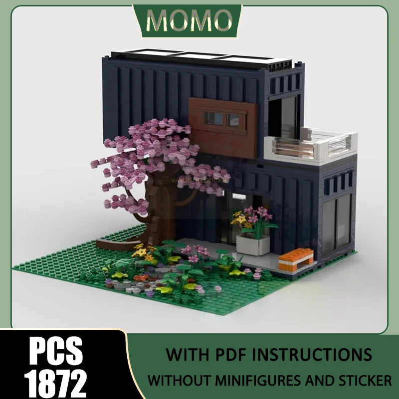 Street View Moc Building Blocks Staggered Container House Model Technology Bricks DIY Assembly Holiday Construstion Toy Gifts
Street View Moc Building Blocks Staggered Container House Model Technology Bricks DIY Assembly Holiday Construstion Toy Gifts