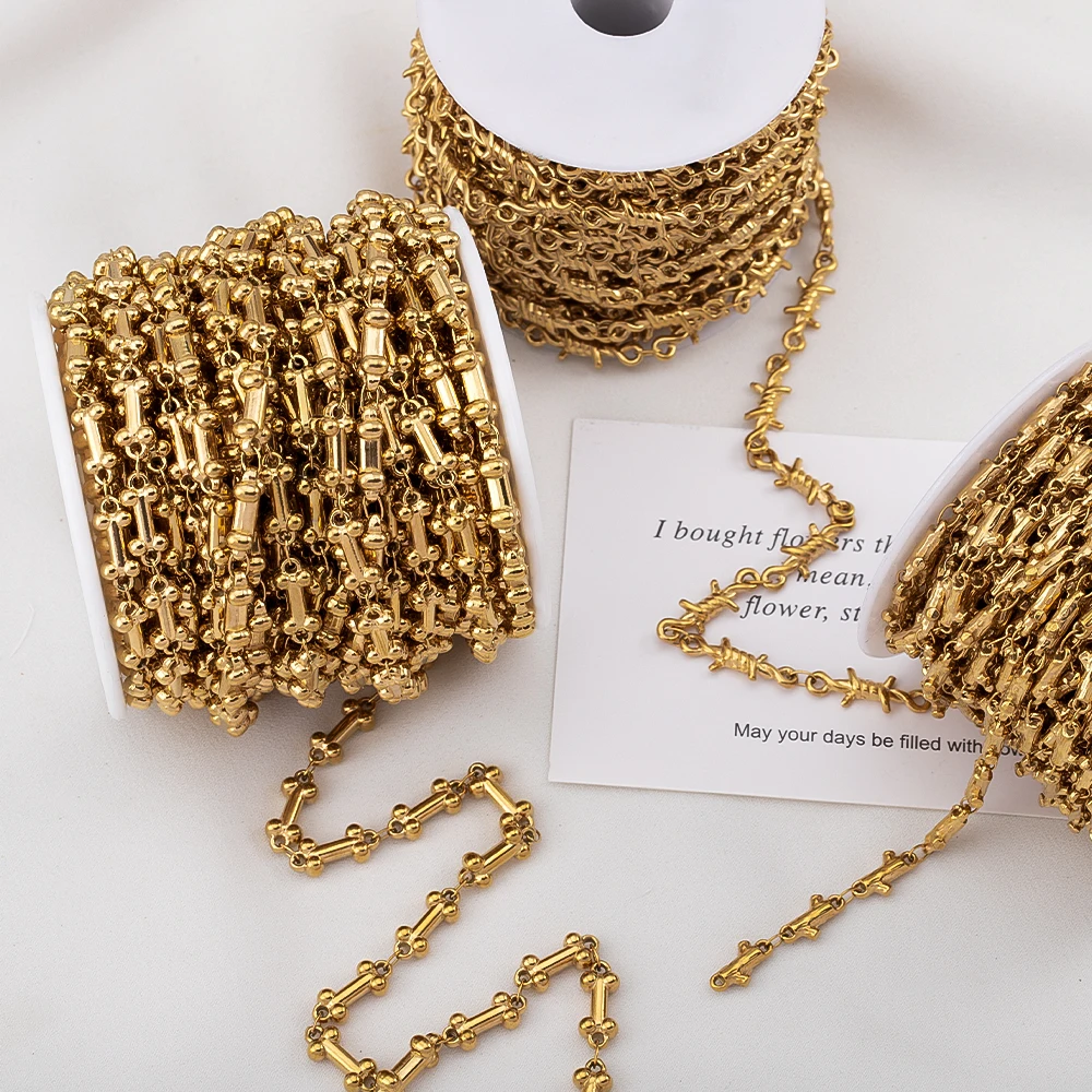 0.5M 1M Stainless Steel Retro Niche Texture Tree Branch Iron Wire Bone Shape Semi-finished Handmade Chain For DIY Jewelry Chain
0.5M 1M Stainless Steel Retro Niche Texture Tree Branch Iron Wire Bone Shape Semi-finished Handmade Chain For DIY Jewelry Chain