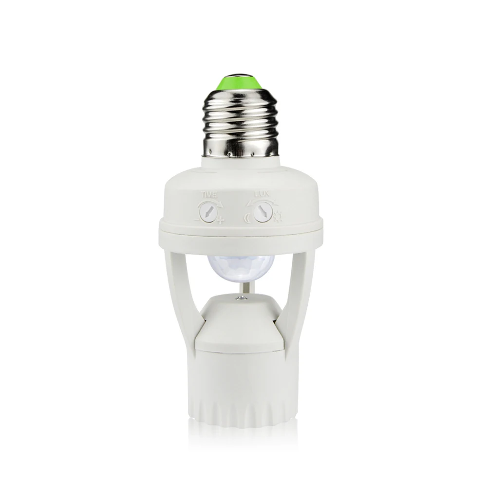 Smart 110V-240V 60W PIR Induction Infrared Motion Sensor E27 LED Lamp Base Holder With Light Control Switch Bulb Socket Adapter
Smart 110V-240V 60W PIR Induction Infrared Motion Sensor E27 LED Lamp Base Holder With Light Control Switch Bulb Socket Adapter