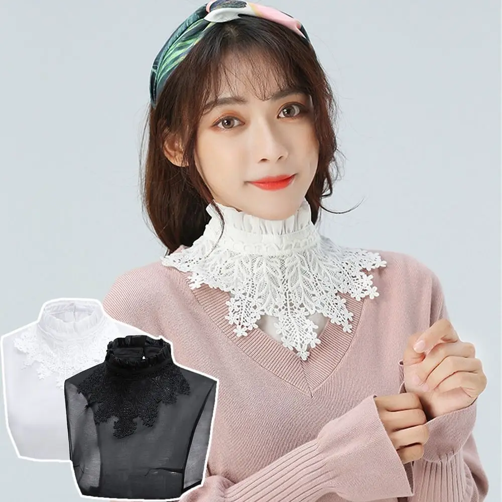 Elegant Cotton False Collar Detachable Turtleneck Half Blouse Solid Color Mock Neck Women Ladies
Elegant Cotton False Collar Detachable Turtleneck Half Blouse Solid Color Mock Neck Women Ladies