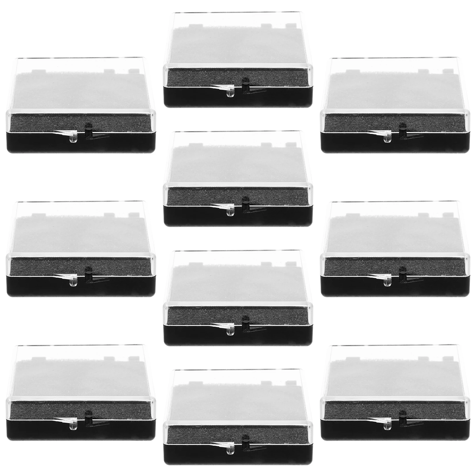 10 Pcs Transparent Box Pin Organizer Badge Display Case Gift Small Plastic Boxes for Jewellery Lapel Storage Collection Sponge
10 Pcs Transparent Box Pin Organizer Badge Display Case Gift Small Plastic Boxes for Jewellery Lapel Storage Collection Sponge