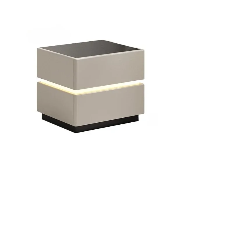 Простая прикроватная тумбочка, интеллектуальная прикроватная тумбочка из каменной плиты с лампой, очень узкий шкаф для домашней спальни, шкафчик
Простая прикроватная тумбочка, интеллектуальная прикроватная тумбочка из каменной плиты с лампой, очень узкий шкаф для домашней спальни, шкафчик