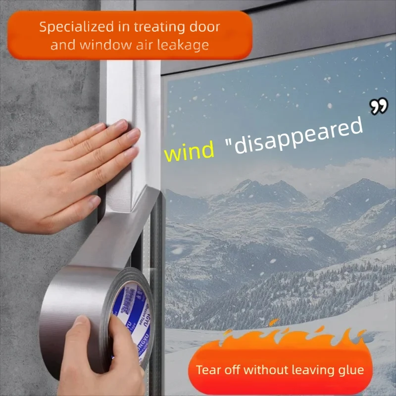 Waterproof Window Windproof Tape for Winter Door and Windows Sealing High Viscosity Single-Sided Fabric Backing No Marking
Waterproof Window Windproof Tape for Winter Door and Windows Sealing High Viscosity Single-Sided Fabric Backing No Marking