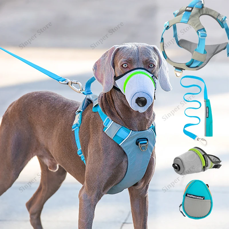 No Pull Dog Harness Set Leash Attchment Easy Control Handle Reflective Vest Dog Harness and Leash Set for Medium Large Dogs
No Pull Dog Harness Set Leash Attchment Easy Control Handle Reflective Vest Dog Harness and Leash Set for Medium Large Dogs
