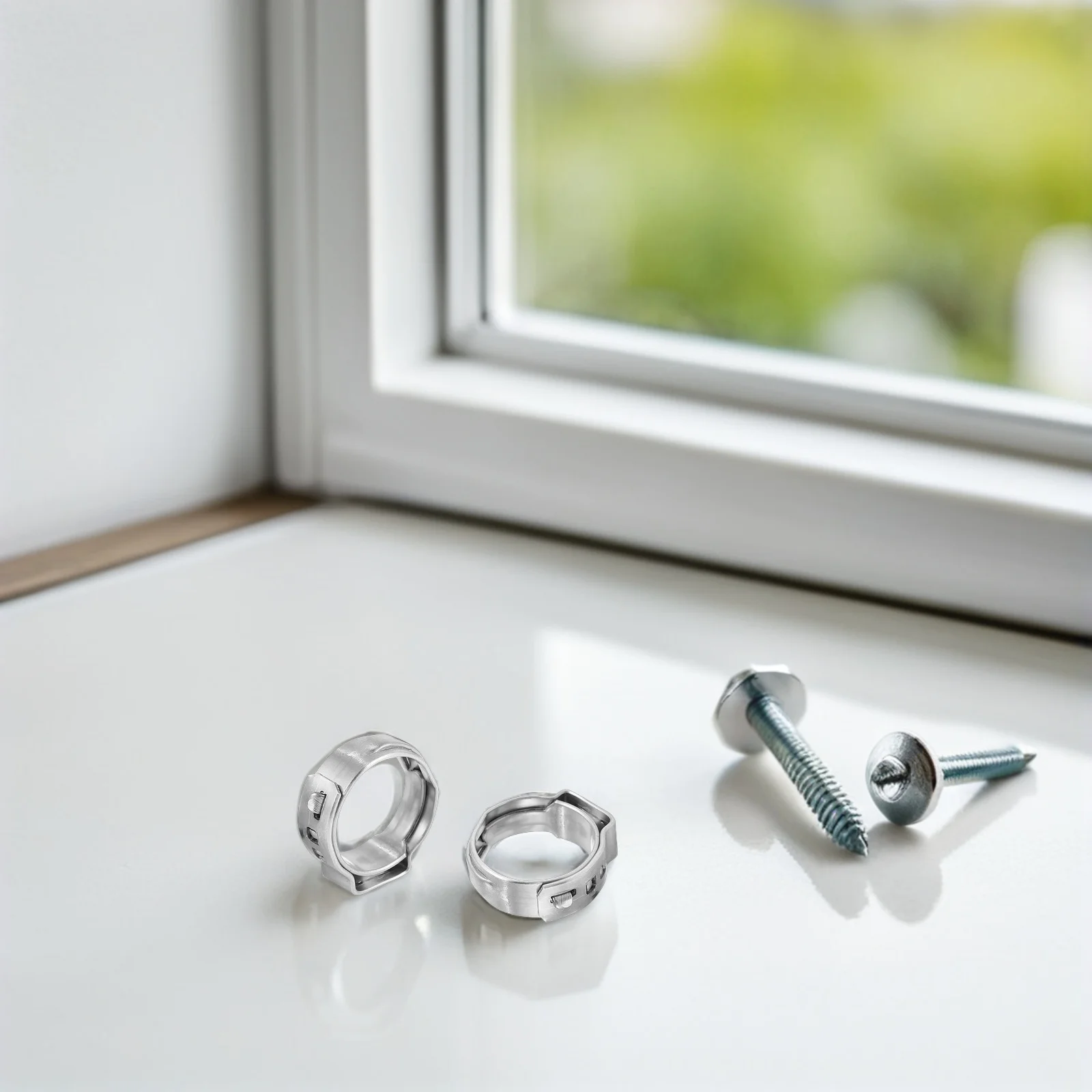 50Pcs Steel Single Ear Hose Clamps 17.8-21Mm Corrosion Resistant for Garden Hose Repair Fittings Pipe Clamp Spring Clip Fastener
50Pcs Steel Single Ear Hose Clamps 17.8-21Mm Corrosion Resistant for Garden Hose Repair Fittings Pipe Clamp Spring Clip Fastener