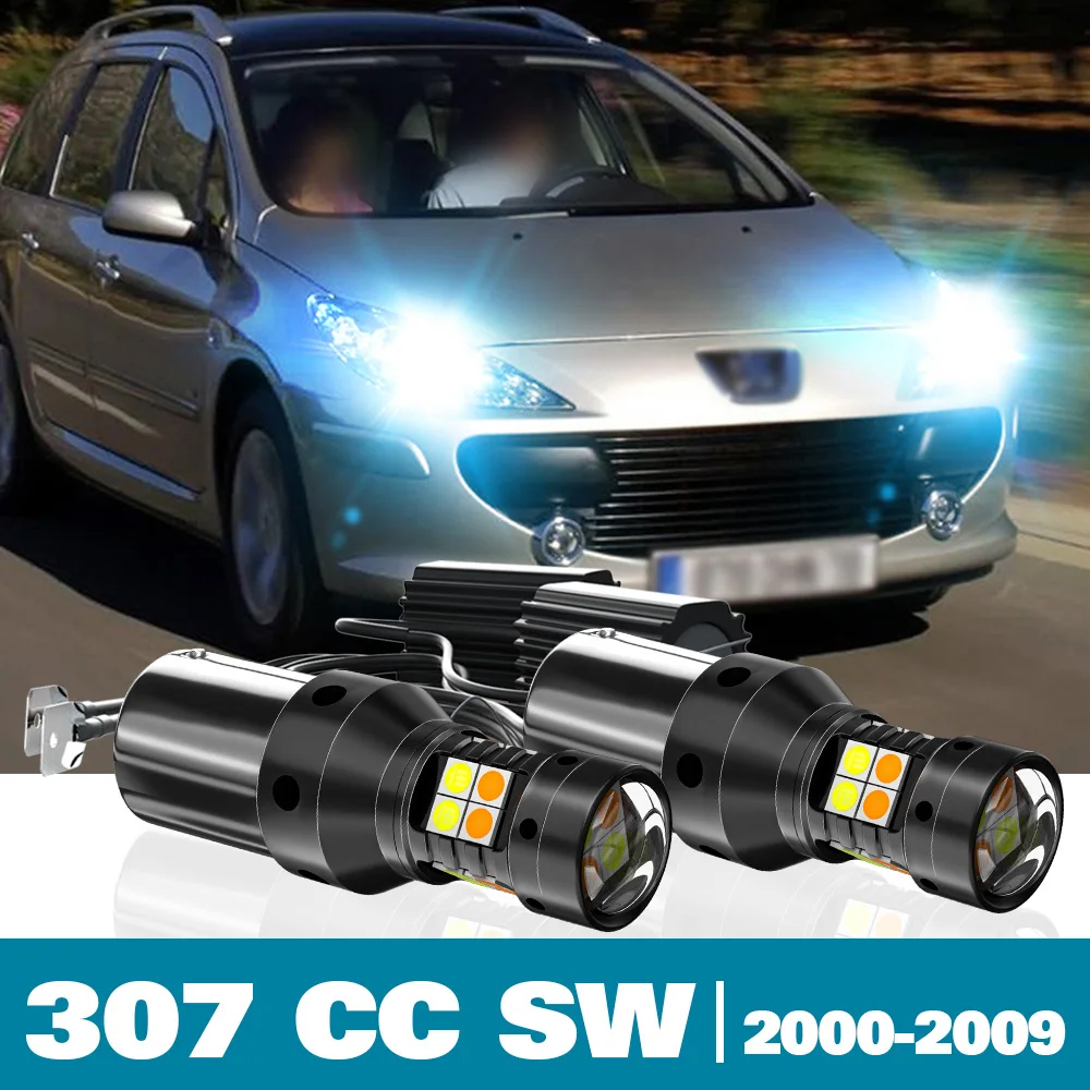2x LED Dual Mode Turn Signal+Daytime Running Light DRL For Peugeot 307 CC SW Accessories 2000-2009 2003 2004 2005 2006 2007 2008
2x LED Dual Mode Turn Signal+Daytime Running Light DRL For Peugeot 307 CC SW Accessories 2000-2009 2003 2004 2005 2006 2007 2008