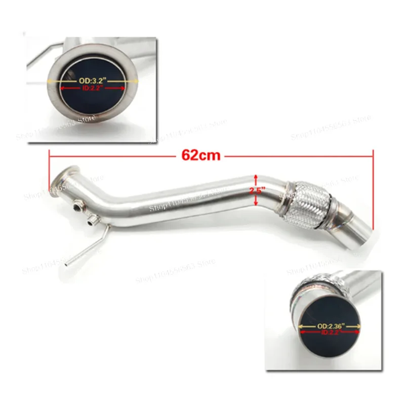 Stainless Steel Exhaust Pipe for 2007-2011 116D 118D 120D 123D – Direct Fit Replacement, Durable & Rustproof
Stainless Steel Exhaust Pipe for 2007-2011 116D 118D 120D 123D – Direct Fit Replacement, Durable & Rustproof
