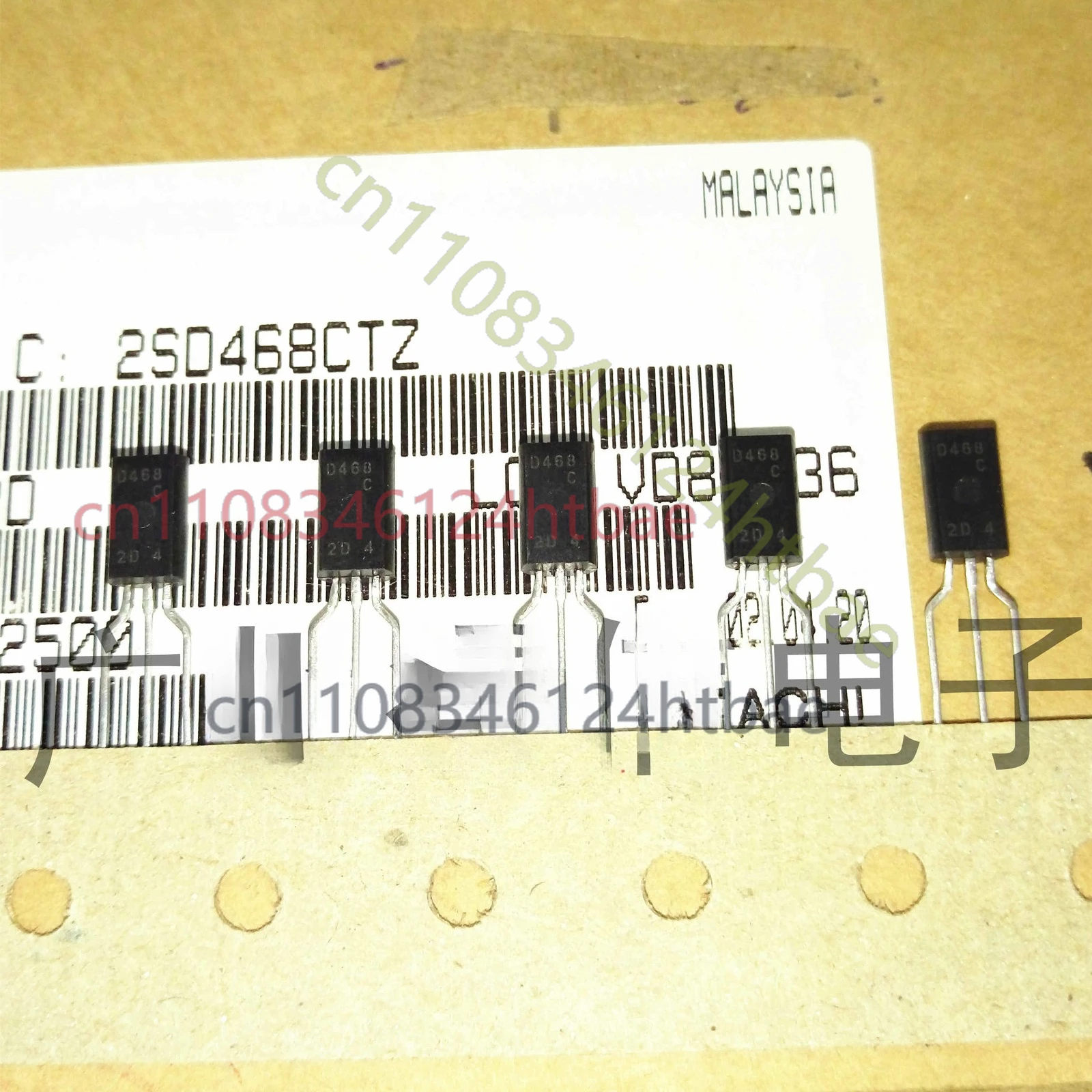 For 2SD468C D468C RENESAS NPN Transistor TO-92 Electronic Components Genuine New 100PCS/LOT
For 2SD468C D468C RENESAS NPN Transistor TO-92 Electronic Components Genuine New 100PCS/LOT