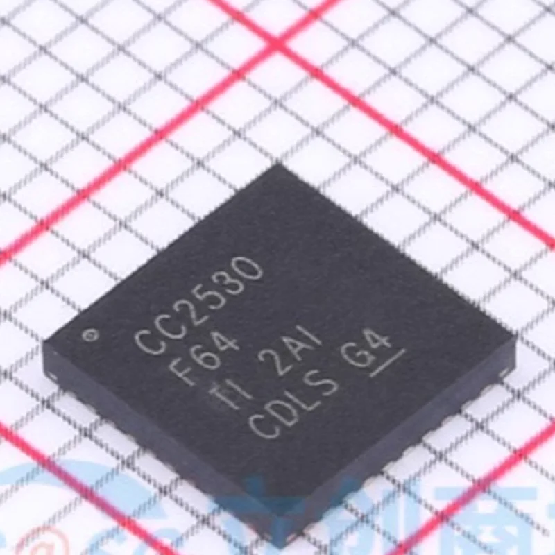 CC2530F64RHAT RF and Wireless RF Transceiver ICs IC RF TxRx + MCU 802.15.4 Zigbee® 2.4GHz 40-VFQFN Exposed Pad
CC2530F64RHAT RF and Wireless RF Transceiver ICs IC RF TxRx + MCU 802.15.4 Zigbee® 2.4GHz 40-VFQFN Exposed Pad