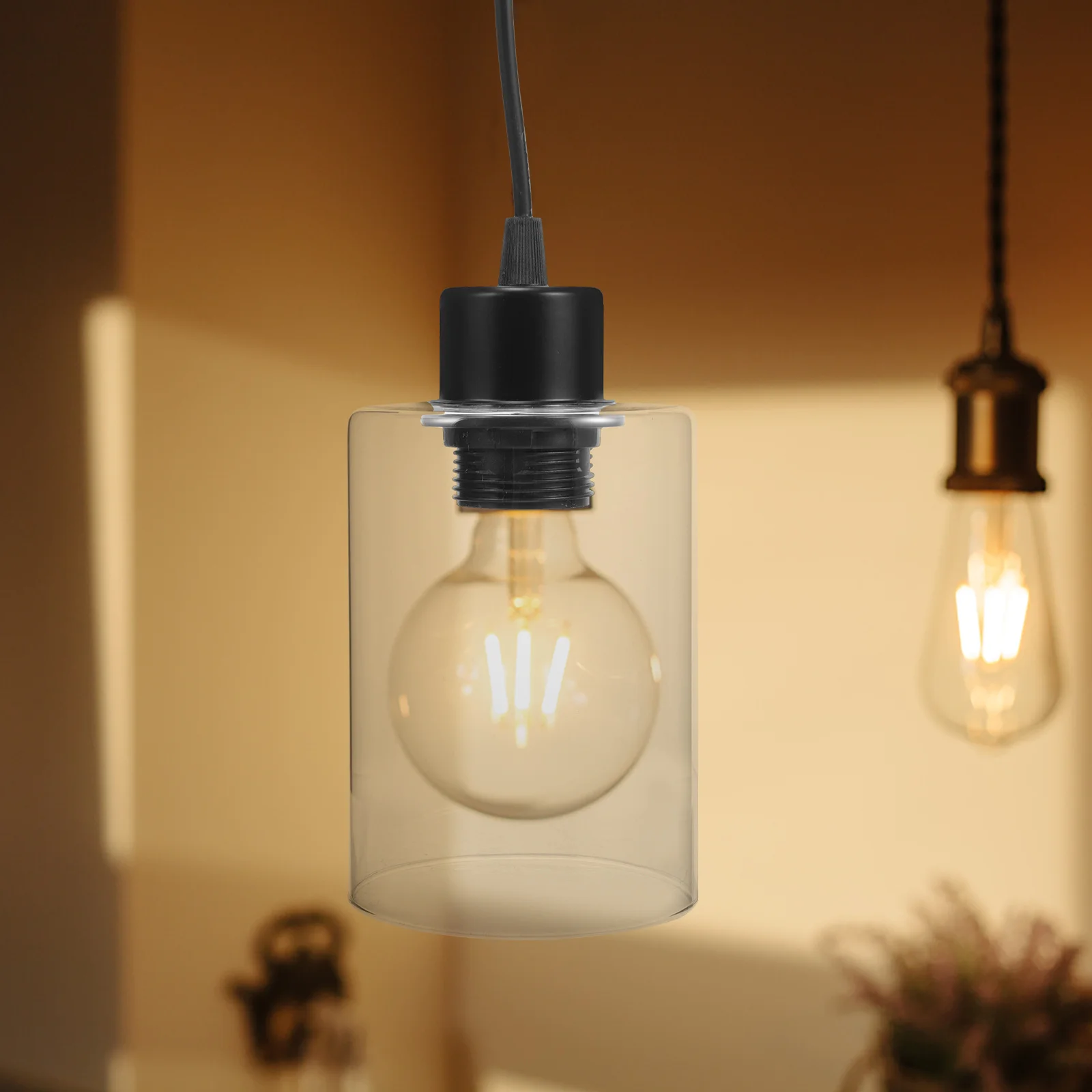 Ceiling Pendant Light Mason Can Style for Home Restaurant Bedroom Kitchen Glass Pendant Light 
Ceiling Pendant Light Mason Can Style for Home Restaurant Bedroom Kitchen Glass Pendant Light