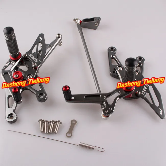 CNC Motorcycle Rearset Rear Set Foot Pegs For Yamaha 2007 2008 YZF R1 07 08 Grey Color, Aluminum Alloy
CNC Motorcycle Rearset Rear Set Foot Pegs For Yamaha 2007 2008 YZF R1 07 08 Grey Color, Aluminum Alloy