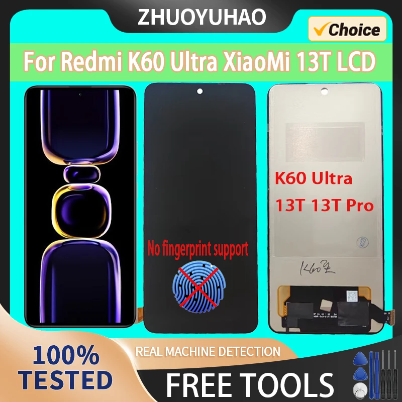 LCD Display For XIAOMI 13T 13T Pro LCD Display Touch Screen Digitizer Assembly For REDMI K60 Uitra Screen Replacement
LCD Display For XIAOMI 13T 13T Pro LCD Display Touch Screen Digitizer Assembly For REDMI K60 Uitra Screen Replacement
