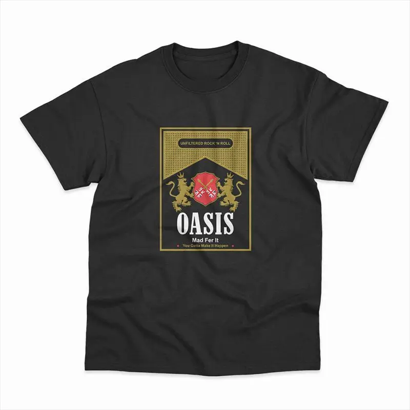 Новая свободная и простая мужская футболка с короткими рукавами и принтом Oasis Band Rock в американском стиле ретро
Новая свободная и простая мужская футболка с короткими рукавами и принтом Oasis Band Rock в американском стиле ретро