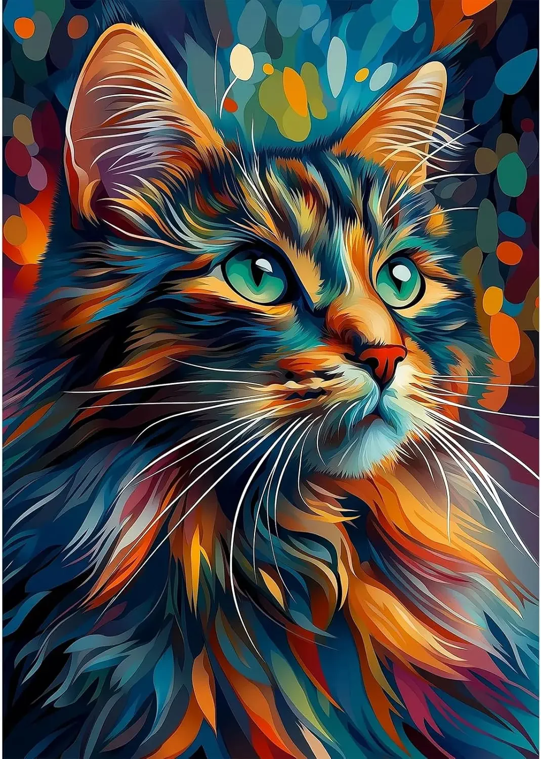Красочные пазлы с портретом кота, 300/500/1000 шт., пазлы, декомпрессионные игрушки для взрослых, семейные игры, украшение дома, подарок
Красочные пазлы с портретом кота, 300/500/1000 шт., пазлы, декомпрессионные игрушки для взрослых, семейные игры, украшение дома, подарок