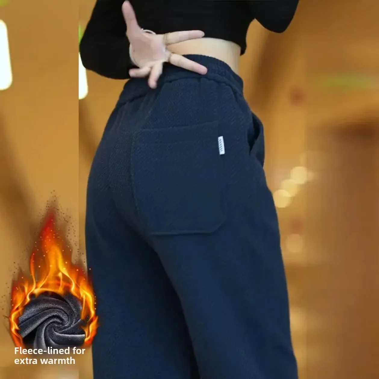 Autumn Winter Men's Casual Pants Knitted Fce Lined Drape Straight Leg Anti Scratch Wear Resistant Busin Gentleman Sle
Autumn Winter Men's Casual Pants Knitted Fce Lined Drape Straight Leg Anti Scratch Wear Resistant Busin Gentleman Sle