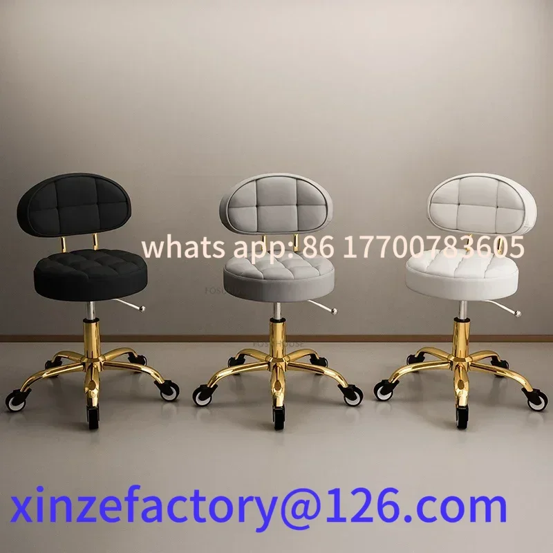 Customizable Nordic Leather Salon Stool Furniture Professional Barber auty Hairdresser Chair Stofurniture factory
Customizable Nordic Leather Salon Stool Furniture Professional Barber auty Hairdresser Chair Stofurniture factory