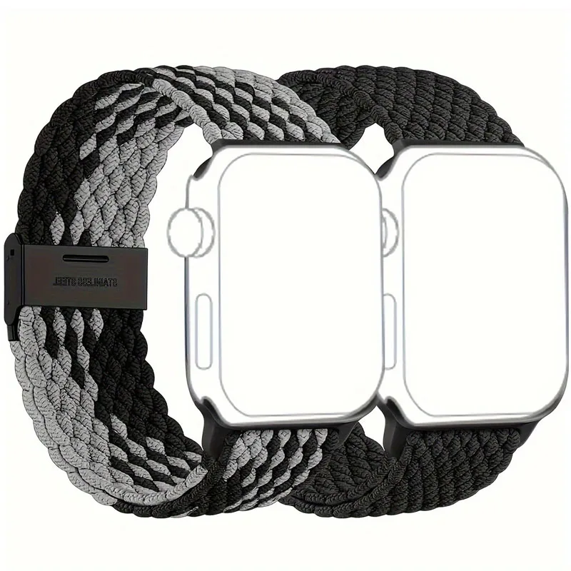 Braided Stretchy Adjustable Straps Compatible for Apple Watch 8 9 10 Band 46mm 40mm 41mm 42mm 44mm 45mm Ultra 49mm for Women Men
Braided Stretchy Adjustable Straps Compatible for Apple Watch 8 9 10 Band 46mm 40mm 41mm 42mm 44mm 45mm Ultra 49mm for Women Men