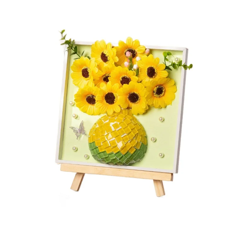 Handmade DIY Mosaic Three-dimensional Vase Decorative Painting Material Pack Mother's Day Gift Parent-child Activities
Handmade DIY Mosaic Three-dimensional Vase Decorative Painting Material Pack Mother's Day Gift Parent-child Activities