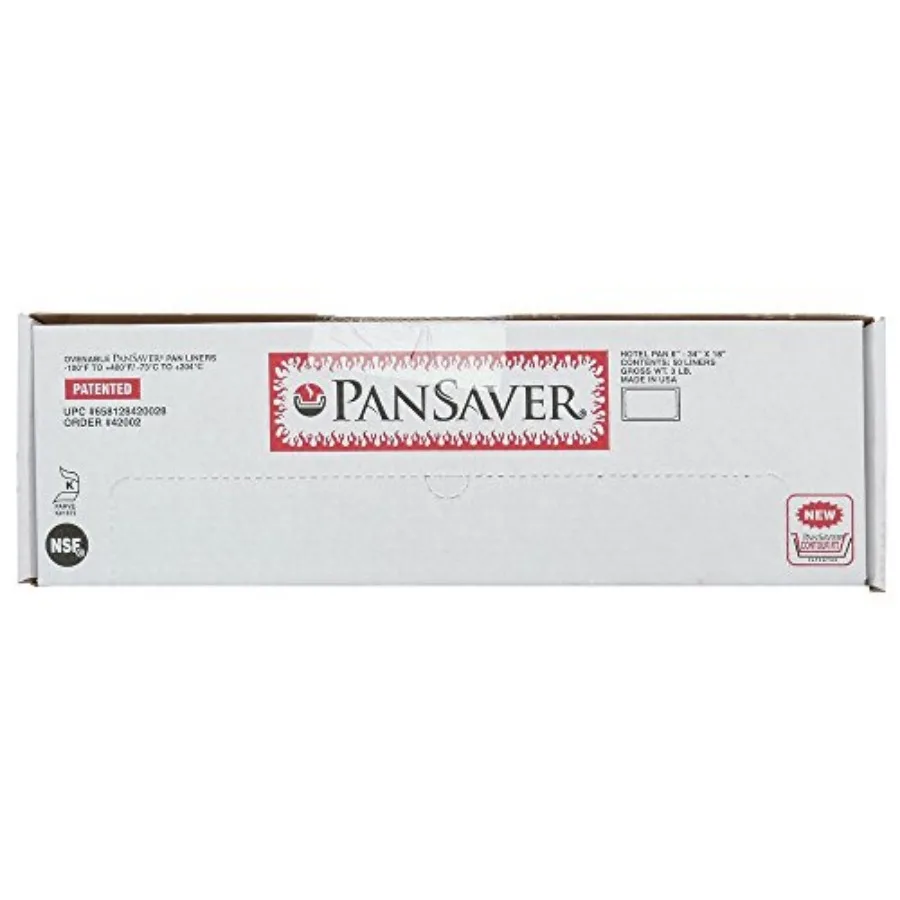 Pansaver 42002 Disposable Pan Liners Fits 6"D Full-Size Steam Table Pans
Pansaver 42002 Disposable Pan Liners Fits 6"D Full-Size Steam Table Pans