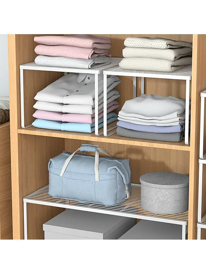 Multi-Layer Iron Art Storage Rack Wardrobe Partition Organizer Home Use Closet Shelf Divider Simple Modern Style Desktop Inst...
Multi-Layer Iron Art Storage Rack Wardrobe Partition Organizer Home Use Closet Shelf Divider Simple Modern Style Desktop Inst...
