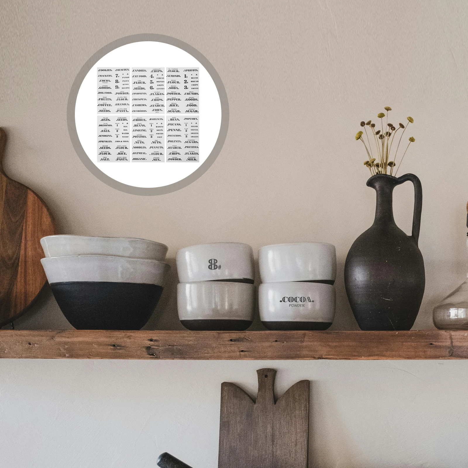 6 Sheets Transparent Waterproof Food Stickers For Kitchen Pantry Labels Storage Bins Spice Jars Freezer Containers Organization 
6 Sheets Transparent Waterproof Food Stickers For Kitchen Pantry Labels Storage Bins Spice Jars Freezer Containers Organization