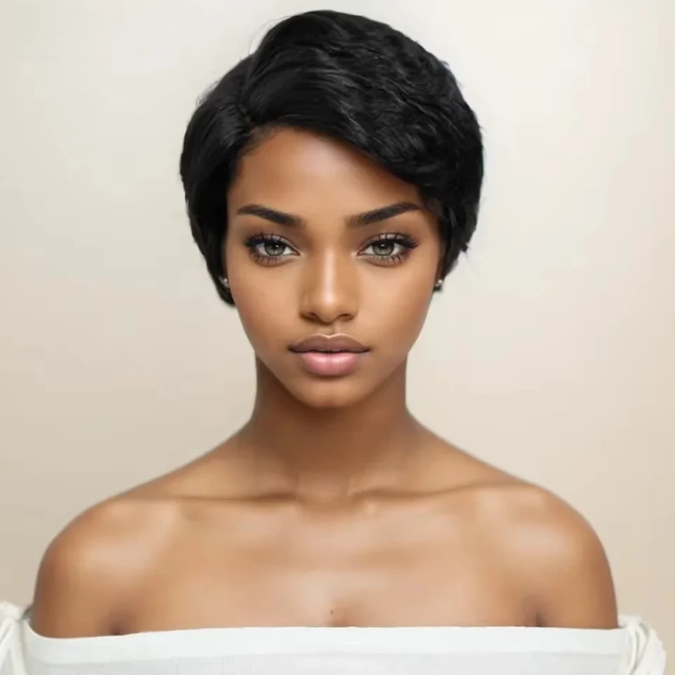 Straight Pixie Cut Wig Human Hair Wigs 13x6x1 Transparent Lace Front Short Bob Wig TPart Lace Wig Brazilian Human Hair For Women
Straight Pixie Cut Wig Human Hair Wigs 13x6x1 Transparent Lace Front Short Bob Wig TPart Lace Wig Brazilian Human Hair For Women