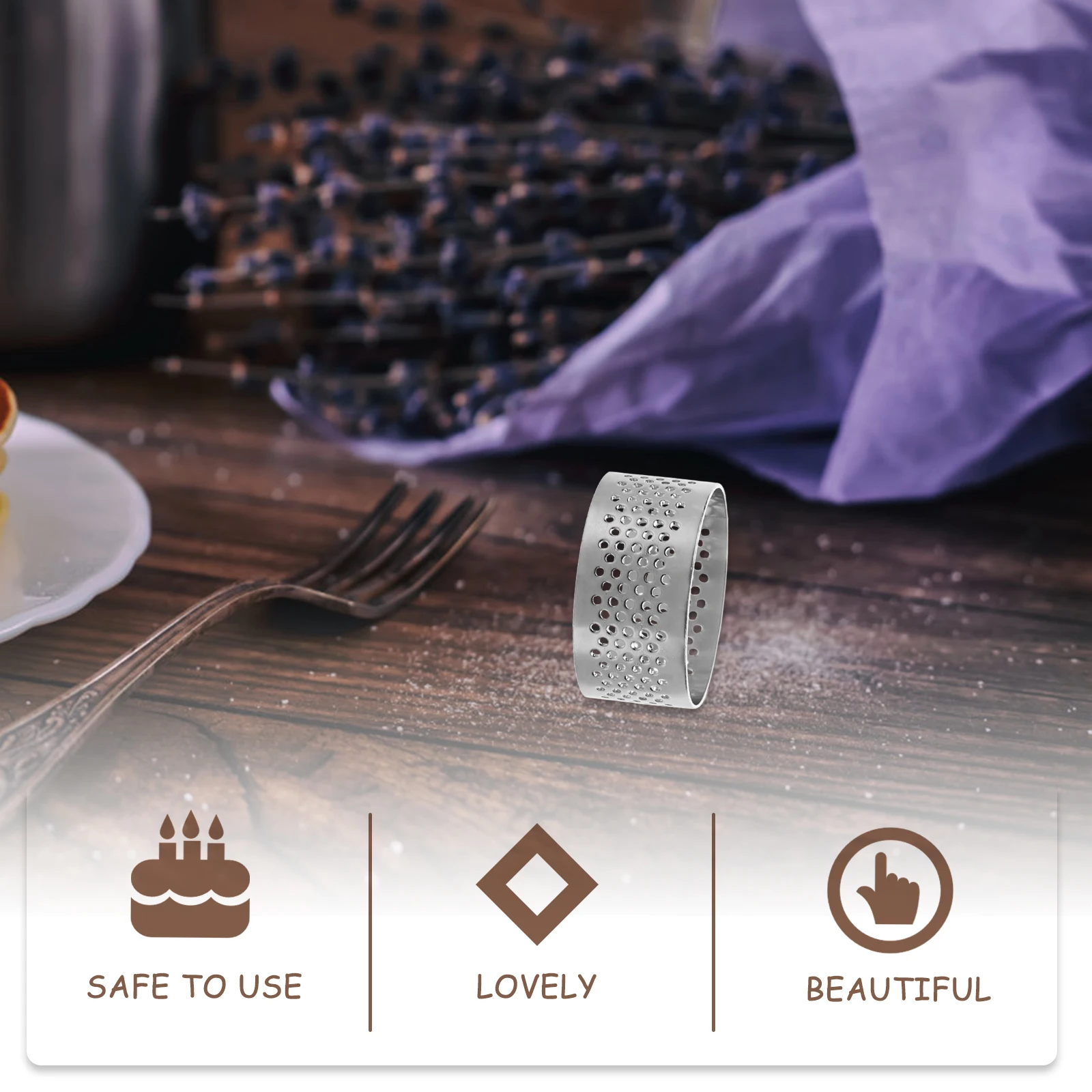 10Pcs Mousse Ring Mold Stainless Steel Perforated Cake Baking Tool for Dessert Non-Stick Easy Release Baking Accessory
10Pcs Mousse Ring Mold Stainless Steel Perforated Cake Baking Tool for Dessert Non-Stick Easy Release Baking Accessory