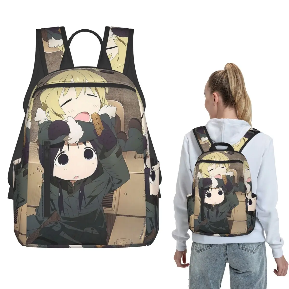 Anime Girls Last Tour Backpack Large Capacity Boys Girls BookBag School Bag Shoulder Bags for Men Women
Anime Girls Last Tour Backpack Large Capacity Boys Girls BookBag School Bag Shoulder Bags for Men Women