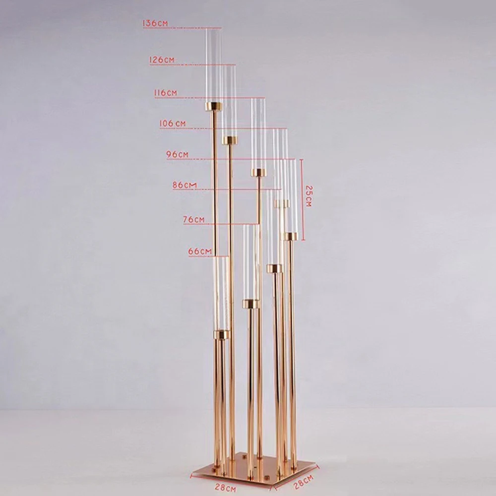 10pcs/lot Luxury Metal Gold Candle Holder Table Centerpiece Candelabrum For Banquet Use
10pcs/lot Luxury Metal Gold Candle Holder Table Centerpiece Candelabrum For Banquet Use
