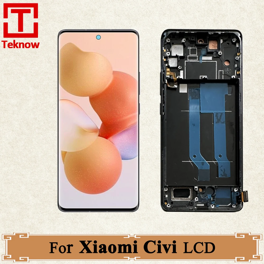 Оригинальный AMOLED для Xiaomi Civi 6,55 дюйма, ЖК-дисплей, дигитайзер сенсорного экрана в сборе для Xiaomi Mi Civi 2109119 BC LCD Замена
Оригинальный AMOLED для Xiaomi Civi 6,55 дюйма, ЖК-дисплей, дигитайзер сенсорного экрана в сборе для Xiaomi Mi Civi 2109119 BC LCD Замена