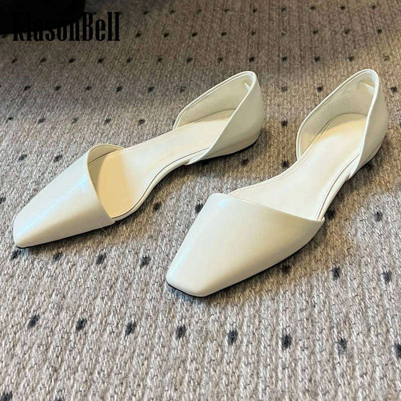 3.28 KlasonBell Simple Retro Square Toe Pumps Women Spring Summer New Comfortable Soft Genuine Leather Flat Shoes
3.28 KlasonBell Simple Retro Square Toe Pumps Women Spring Summer New Comfortable Soft Genuine Leather Flat Shoes