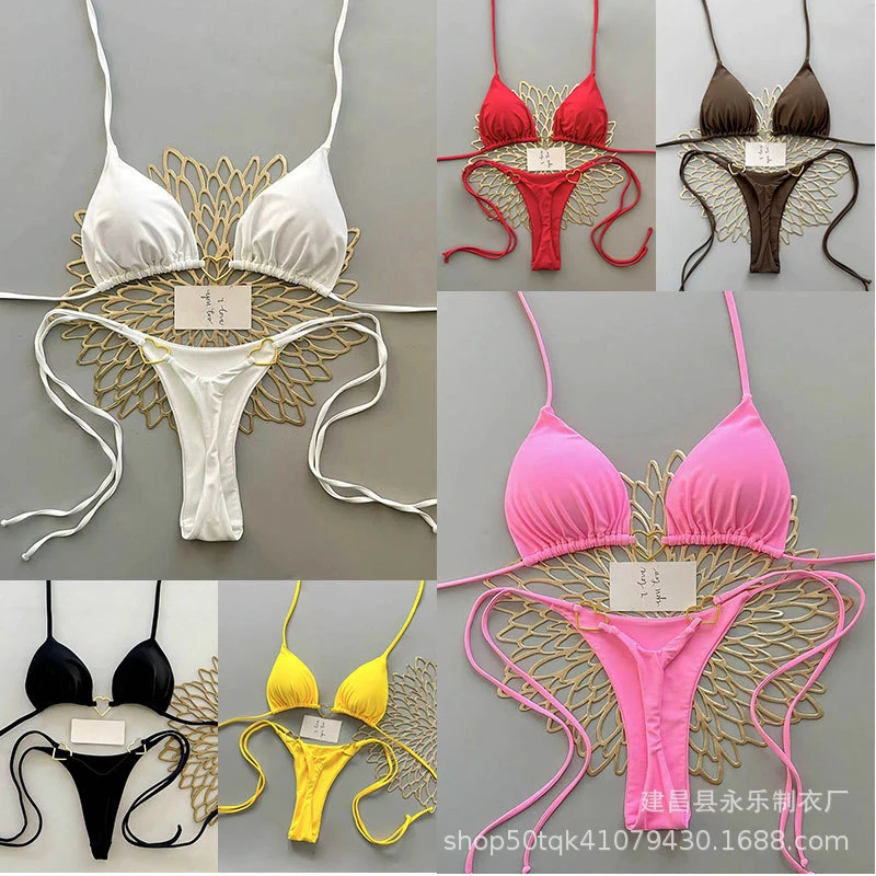 2026New two-piece bikini Sexy BrazilianbikiniBeach swimsuit
2026New two-piece bikini Sexy BrazilianbikiniBeach swimsuit