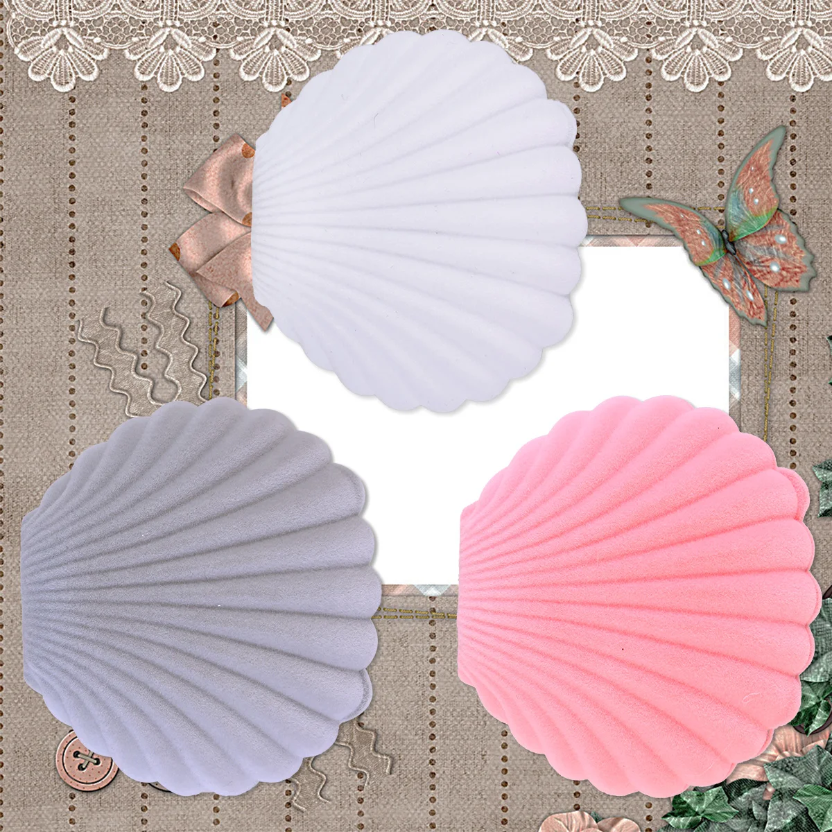Shell Shape Jewelry Box Lovely Gift Wedding Engagement Ring Boxes Earrings Necklace Storage Display Organizer Case Gray
Shell Shape Jewelry Box Lovely Gift Wedding Engagement Ring Boxes Earrings Necklace Storage Display Organizer Case Gray