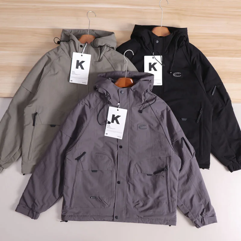 Американская повседневная рабочая одежда, куртка, осенне-зимнее мужское теплоизоляционное хлопковое хлопковое пальто с капюшоном, верхняя одежда
Американская повседневная рабочая одежда, куртка, осенне-зимнее мужское теплоизоляционное хлопковое хлопковое пальто с капюшоном, верхняя одежда