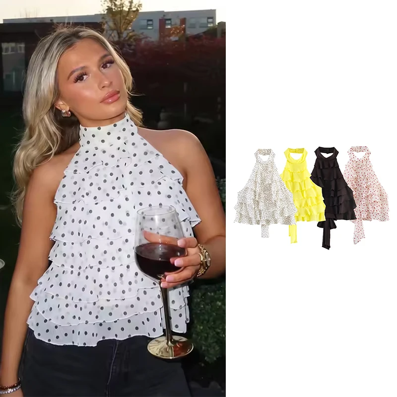 Women's Summer Blouse & Tops 2026 Fashion Cascading Hanging Neck Tube Top Blouse Women's Street Elegant Unique Party Tops
Women's Summer Blouse & Tops 2026 Fashion Cascading Hanging Neck Tube Top Blouse Women's Street Elegant Unique Party Tops