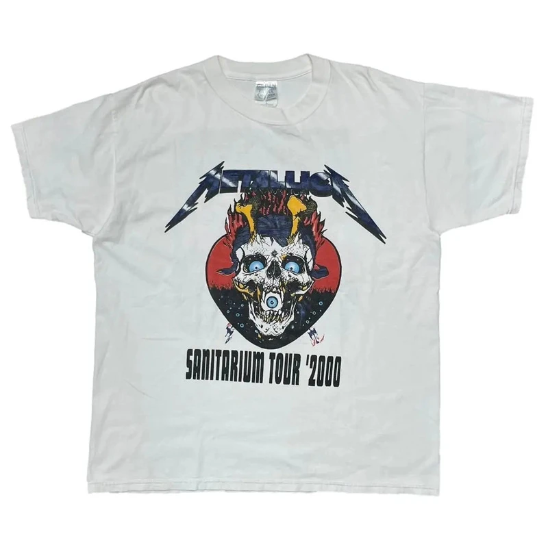 80s Band Rock Skull European and American Classic Retro Trend High Street Pure Cotton Short Sleeve T-Shirt
80s Band Rock Skull European and American Classic Retro Trend High Street Pure Cotton Short Sleeve T-Shirt