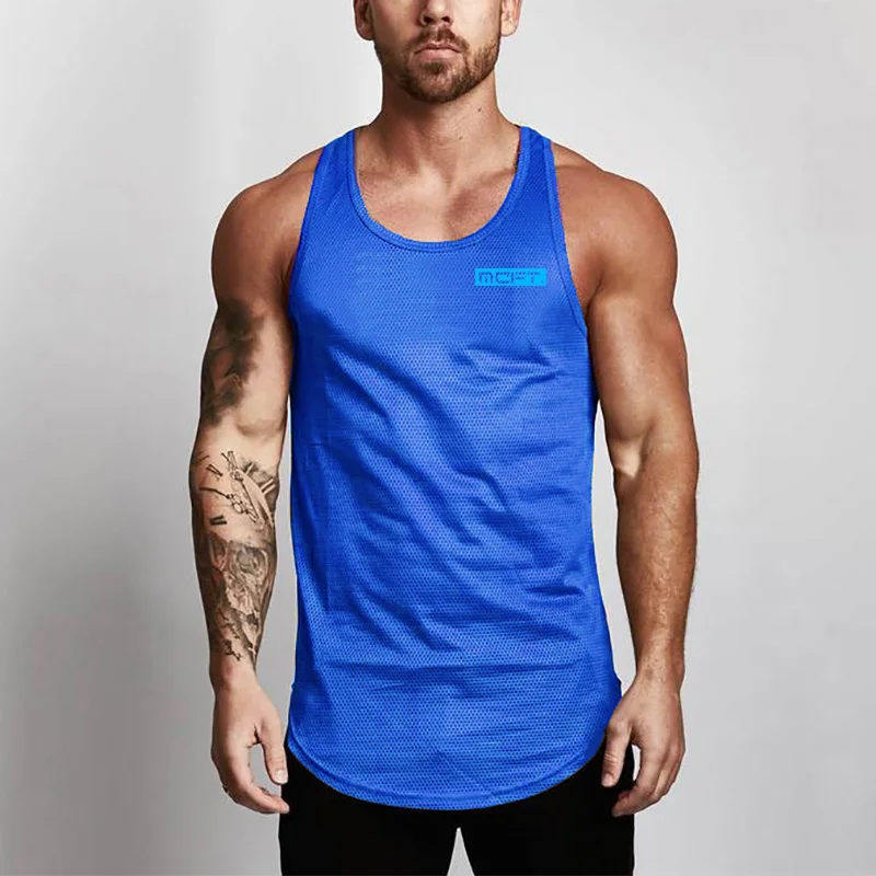 Gyms Stringer Tank Top Men Bodybuilding Mesh Sleeveless Shirt For Male Fitness Vest Singlet Sportswear Workout Tanktop Clothing
Gyms Stringer Tank Top Men Bodybuilding Mesh Sleeveless Shirt For Male Fitness Vest Singlet Sportswear Workout Tanktop Clothing