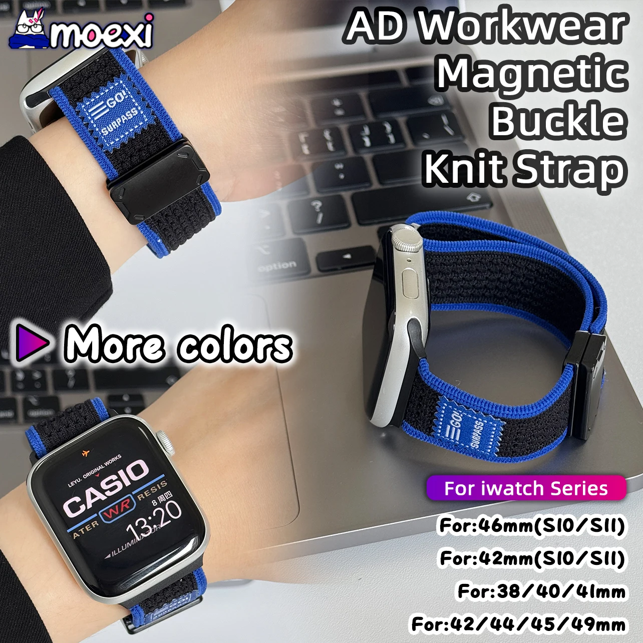 For DT ULTRA 3 AD Workwear Magnetic Buckle Knit Strap ZD ULTRA2 DT WATCH X ZD8 DT9 DT7 DT100PRO MAX S11 Bracelet Belt Soft Bands
For DT ULTRA 3 AD Workwear Magnetic Buckle Knit Strap ZD ULTRA2 DT WATCH X ZD8 DT9 DT7 DT100PRO MAX S11 Bracelet Belt Soft Bands