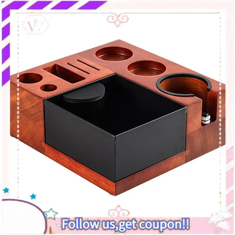 Premium Espresso Tamping Station Knock Box-Espresso Knock Box And Tamp Station Coffee Organizer Box For 51-58Mm Espresso Tamper
Premium Espresso Tamping Station Knock Box-Espresso Knock Box And Tamp Station Coffee Organizer Box For 51-58Mm Espresso Tamper
