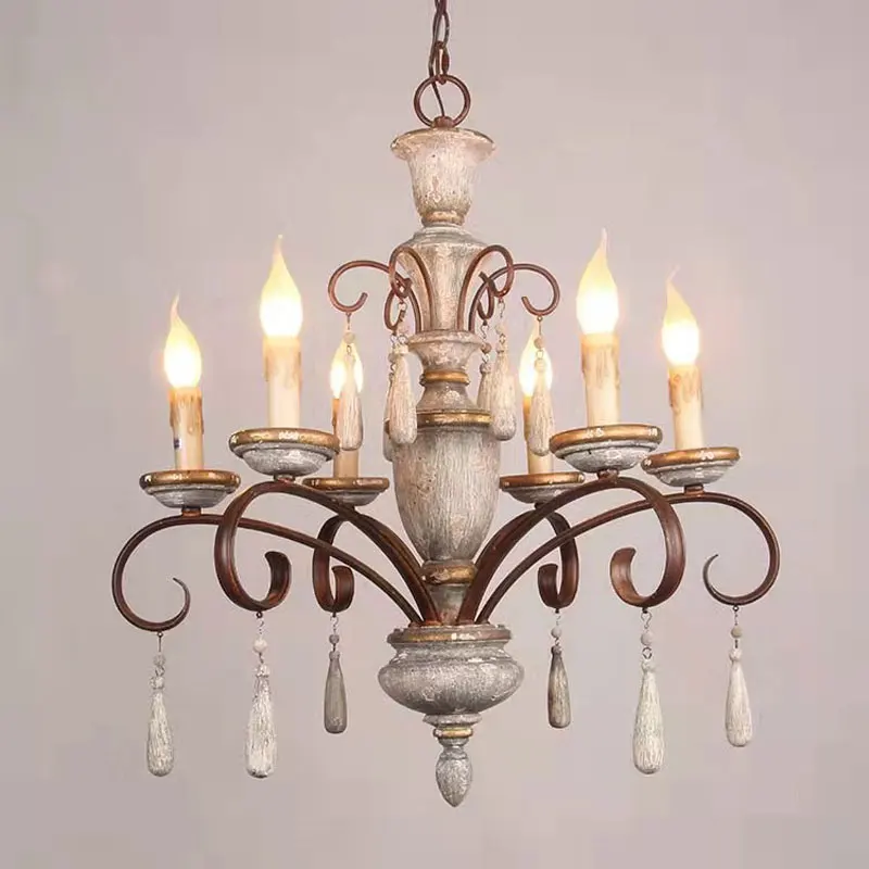 American style Loft vintage solid wood made old chandeliers living room dining room bedroom Kitchen villa Indoor Light Design
American style Loft vintage solid wood made old chandeliers living room dining room bedroom Kitchen villa Indoor Light Design