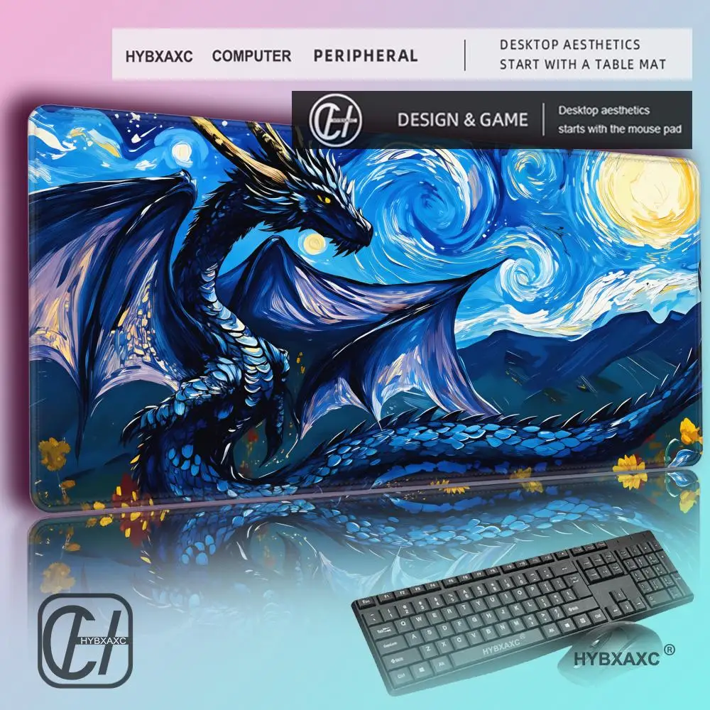 HYBXAXC Van Gogh-style giant dragon design MTG Playmat Magic Card Battle Mat Stitched Edge Commander playmat tapete magic mtg
HYBXAXC Van Gogh-style giant dragon design MTG Playmat Magic Card Battle Mat Stitched Edge Commander playmat tapete magic mtg